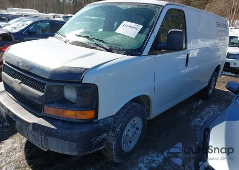 2013 Chevrolet Express 2500 Work Van из США, поврежденный, VIN 1GCWGFCA6D1167914